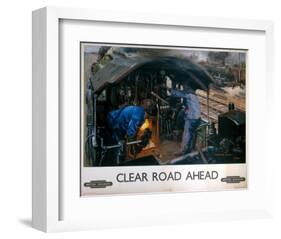 Clear Road Ahead, Monmouth Castle-null-Framed Art Print