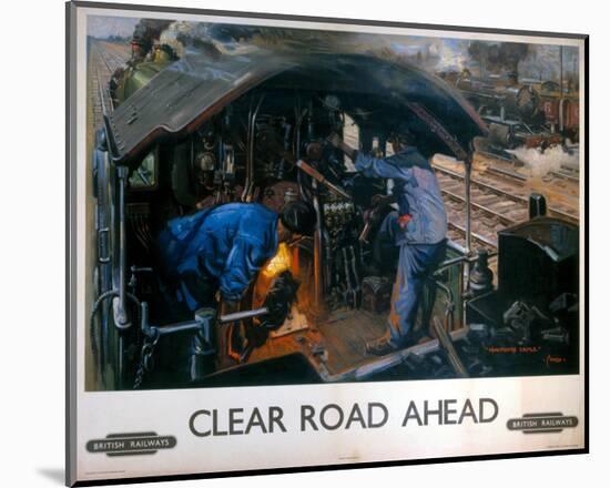 Clear Road Ahead, Monmouth Castle-null-Mounted Art Print