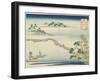 Clear Sky of Autumn at Cho Ko, C. 1832-Katsushika Hokusai-Framed Giclee Print