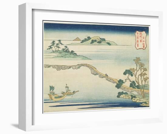 Clear Sky of Autumn at Cho Ko, C. 1832-Katsushika Hokusai-Framed Giclee Print