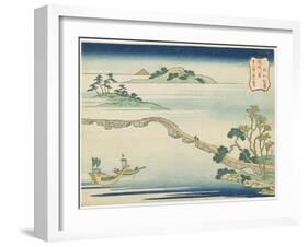 Clear Sky of Autumn at Cho Ko, C. 1832-Katsushika Hokusai-Framed Giclee Print