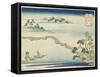 Clear Sky of Autumn at Cho Ko, C. 1832-Katsushika Hokusai-Framed Stretched Canvas