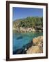 Clear Turquoise Waters of Cala Xucla, Near Portinatx, Ibiza, Balearic Islands, Spain, Mediterranean-Tomlinson Ruth-Framed Photographic Print