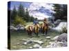 Clear Water Crossing-Jack Sorenson-Stretched Canvas