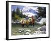 Clear Water Crossing-Jack Sorenson-Framed Art Print