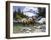 Clear Water Crossing-Jack Sorenson-Framed Art Print