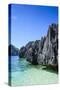 Clear Water in the Bacuit Archipelago, Palawan, Philippines-Michael Runkel-Stretched Canvas