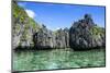 Clear Water in the Bacuit Archipelago, Palawan, Philippines-Michael Runkel-Mounted Photographic Print