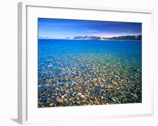 Clear Water of Bear Lake, Near Rendezvous Beach, Utah, USA-Scott T. Smith-Framed Photographic Print