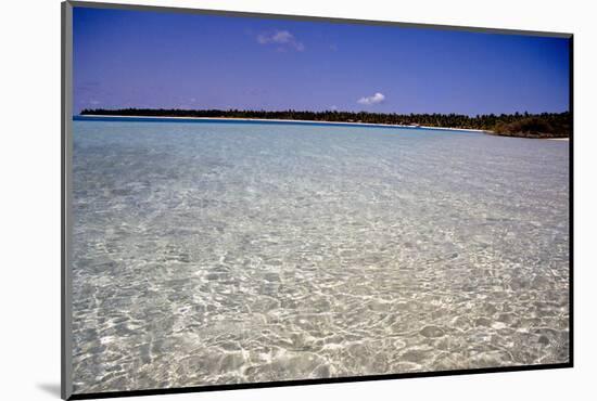 Clear Water Off Bangaram Island, Lakshadweep Islands, India, Indian Ocean, Asia-Balan Madhavan-Mounted Photographic Print