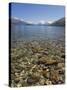 Clear Waters of Lake Wakatipu, Near Queenstown, Otago, South Island, New Zealand, Pacific-Christian Kober-Stretched Canvas