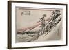 Clear Weather after Snow, Kameyama', from the Series 'The Fifty-Three Stations of the Tokaido'-Utagawa Hiroshige-Framed Giclee Print