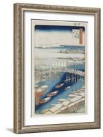 Clear Weather after Snow, Nihonbashi Bridge, May 1856-Utagawa Hiroshige-Framed Giclee Print