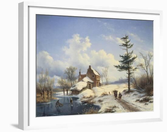 Clear Winter's Day-Cornelius Lieste-Framed Giclee Print