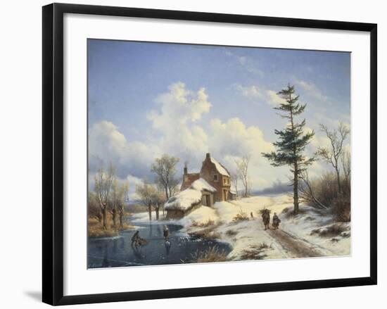 Clear Winter's Day-Cornelius Lieste-Framed Giclee Print