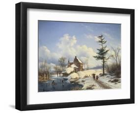 Clear Winter's Day-Cornelius Lieste-Framed Giclee Print