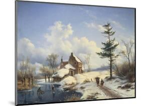 Clear Winter's Day-Cornelius Lieste-Mounted Giclee Print