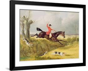 Clearing a Ditch, 1839 (Oil on Panel)-John Frederick Herring I-Framed Giclee Print