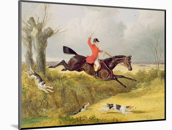 Clearing a Ditch, 1839 (Oil on Panel)-John Frederick Herring I-Mounted Premium Giclee Print