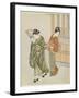 Clearing Breeze from a Fan, after 1766-Suzuki Harunobu-Framed Giclee Print