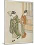 Clearing Breeze from a Fan, after 1766-Suzuki Harunobu-Mounted Giclee Print