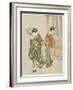 Clearing Breeze from a Fan, after 1766-Suzuki Harunobu-Framed Giclee Print