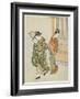 Clearing Breeze from a Fan, after 1766-Suzuki Harunobu-Framed Giclee Print