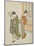 Clearing Breeze from a Fan, after 1766-Suzuki Harunobu-Mounted Giclee Print