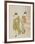 Clearing Breeze from a Fan (Ogi No Seiran), C.1766-Suzuki Harunobu-Framed Giclee Print