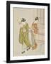 Clearing Breeze from a Fan (Ogi No Seiran), C.1766-Suzuki Harunobu-Framed Giclee Print