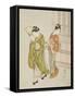 Clearing Breeze from a Fan (Ogi No Seiran), C.1766-Suzuki Harunobu-Framed Stretched Canvas