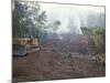 Clearing Forest for Building of the Forest Edge Highway in High Jungle Region of Tarapoto, Peru-Derrick Furlong-Mounted Photographic Print