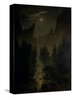 Clearing in the Forest-Caspar David Friedrich-Stretched Canvas