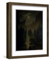 Clearing in the Forest-Caspar David Friedrich-Framed Giclee Print