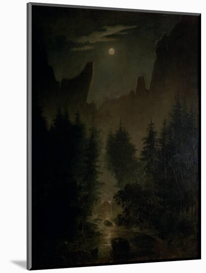 Clearing in the Forest-Caspar David Friedrich-Mounted Giclee Print