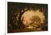 Clearing in the Woods of Fontainebleau-Théodore Rousseau-Framed Giclee Print