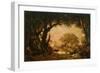 Clearing in the Woods of Fontainebleau-Théodore Rousseau-Framed Giclee Print