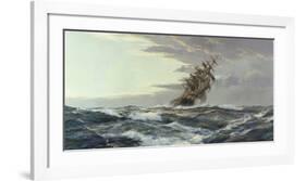 Clearing Skies-Montague Dawson-Framed Premium Giclee Print