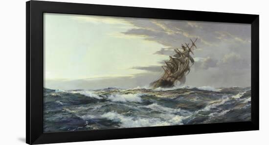 Clearing Skies-Montague Dawson-Framed Premium Giclee Print