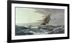 Clearing Skies-Montague Dawson-Framed Premium Giclee Print