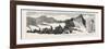 Clearing Snow Block : How They Do it in America. the Giant Snow-Plough of the Central Pacific Railr-null-Framed Giclee Print