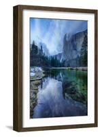 Clearing Storm at El Capitan, Yosemite Valley, California-Vincent James-Framed Photographic Print