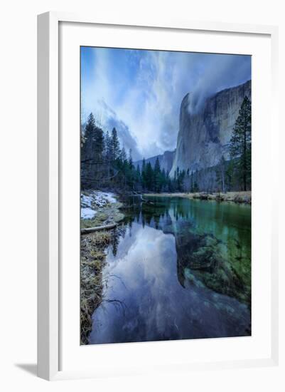 Clearing Storm at El Capitan, Yosemite Valley, California-Vincent James-Framed Photographic Print