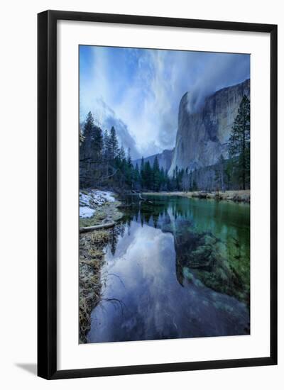 Clearing Storm at El Capitan, Yosemite Valley, California-Vincent James-Framed Photographic Print