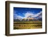 Clearing storm over the Teton Range, Grand Teton National Park, Wyoming, USA.-Russ Bishop-Framed Photographic Print