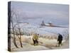 Clearing the Snow-Margaret Loxton-Stretched Canvas