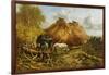 Clearing the Wood for the Iron Way, 1880-Thomas Sidney Cooper-Framed Giclee Print