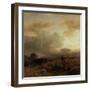 Clearing Thunderstorm in the Countryside, 1857-Oswald Achenbach-Framed Giclee Print