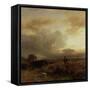 Clearing Thunderstorm in the Countryside, 1857-Oswald Achenbach-Framed Stretched Canvas