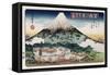Clearing Weather, Enoshima, from the Series 'Eight Views of Famous Places'-Ando Hiroshige-Framed Stretched Canvas